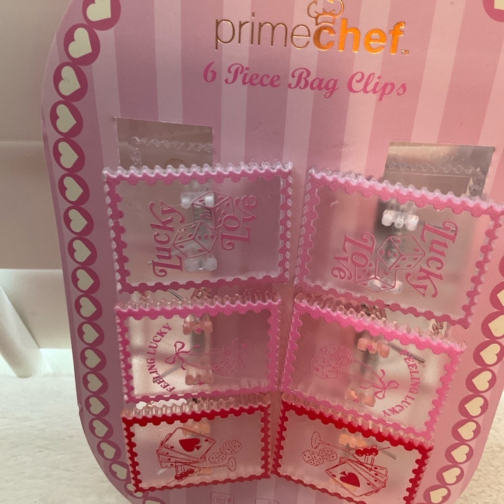 Pink Bag Clips Set - Picture 2 of 5